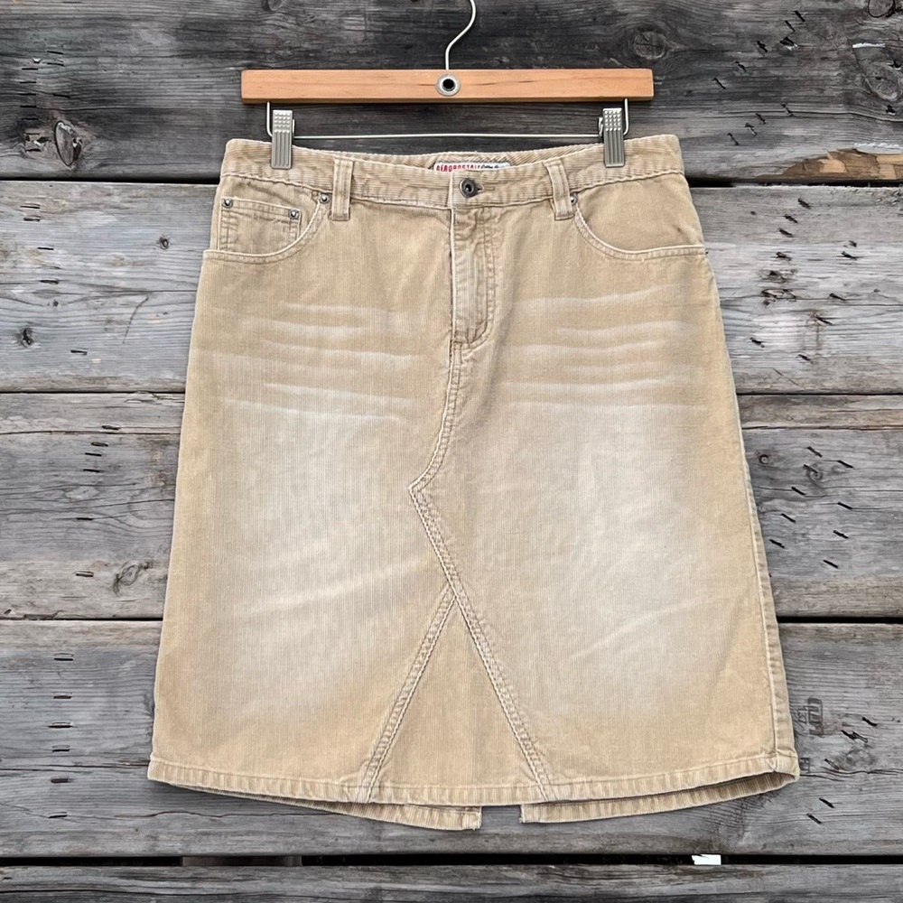 5/6 Aeropostale Corduroy Knee Length Cotton Midi Skirt Women’s